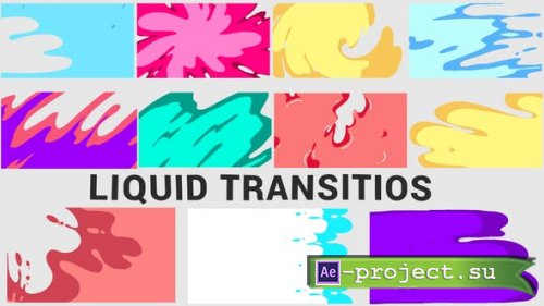 Videohive - Liquid Transition Pack - 22486820 - Project for After Effects
