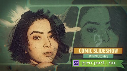 Videohive - Comic Slideshow - 23365931 - Project for After Effects