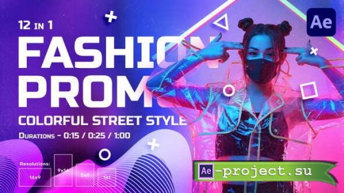 Videohive - Colorful Street Style Fashion Promo - 30028028 - Project for After Effects