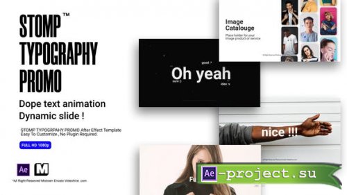 Videohive - Stomp Typography Promo - 25550191 - Project for After Effects