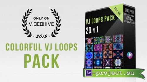 Videohive - VJ Loops Pack / Modern Music Visuals - 23153262 - Motion Graphics