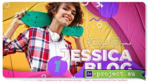 Videohive - Jessica Blog. Fashion Promo - 30470476 - Project for After Effects