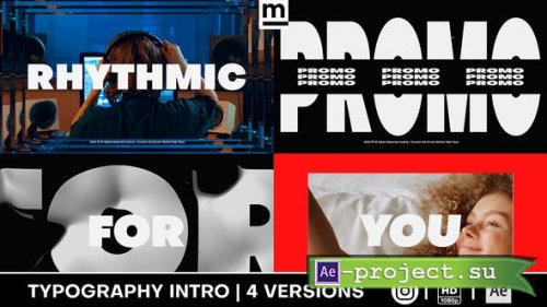 Videohive - Rhythmic Typography Promo - 29300383 - Project for After Effects