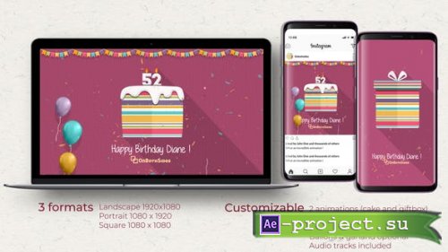 Videohive - Birthday Opener - 30552660 - Project for After Effects