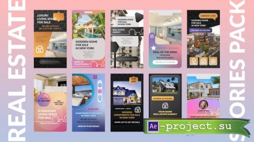 Videohive - Real Estate Stories Pack - 30582251 - Project for After Effects