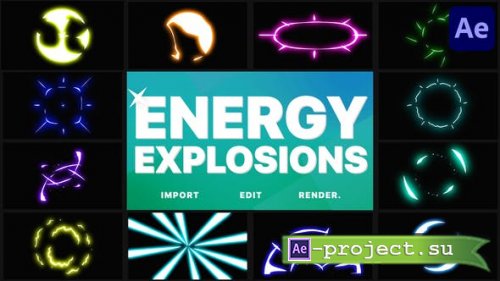 Videohive - Energy Explosions | After Effects - 30559666 - After Effects Project & Presets