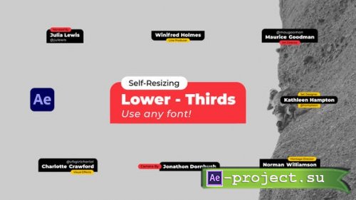 Videohive - Modern Lower Thirds - 30593102 - Project for After Effects