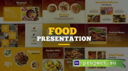 Videohive - Food Presentation - 23079197 - Project for After Effects
