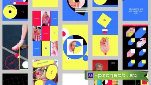 Videohive - Bauhaus | Stories Pack - 30598460 - Project for After Effects