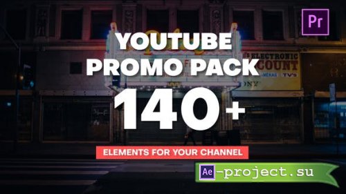 Videohive - YouTube Promo Pack - Mogrt - 28530663 - Premiere Pro Templates