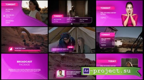 Videohive - Glow Broadcast Package - 30596002 - Project for After Effects