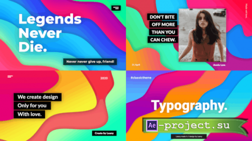 Videohive - Colorful Typography - 30616421 - Premiere Pro Templates