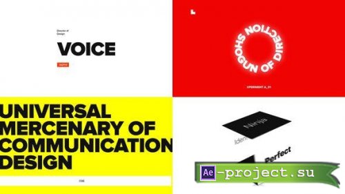 Videohive - [ Typography ] 1.0 - 30593006 - Project for After Effects