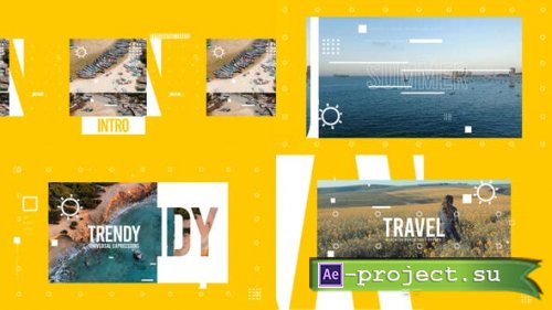 Videohive - Travel Abstract Intro - 28011053 - Project for After Effects