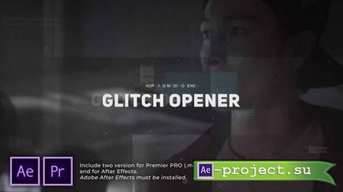 Videohive - Glitch Media Opener - 30586434 - Premiere Pro & After Effects Project