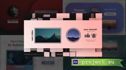 Videohive - Youtube Modern Endscreens - 30680764 - Project for After Effects