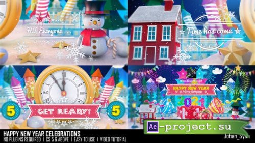 Videohive - Happy New Year Celebrations 29703735 - Project for After Effects 