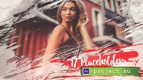 Videohive - Brush Slideshow - 23228264 - Project for After Effects