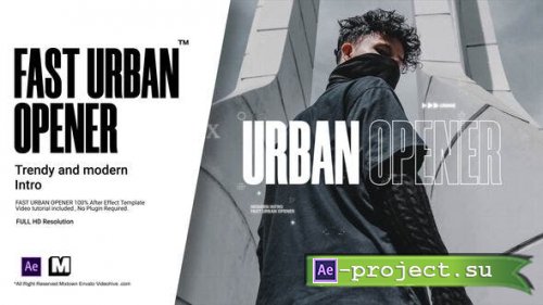 Videohive - Fast Urban Opener - 25367334 - Project for After Effects