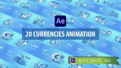 Videohive - Currencies Animation - After Effects - 30811303 - Project for After Effects