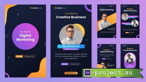 Videohive - Webinar Instagram Story - 30803612 - Project for After Effects