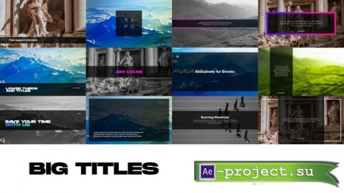 Videohive - Big Titles - 30723051 - Project for After Effects