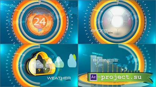 Videohive - Broadcast Design - News Package - 9209561 - Project for After Effects