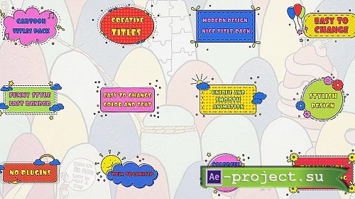 Cartoon Titles Pack 893960 - Project for After Effects