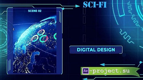 Sci-Fi Slideshow 894535 - Project for After Effects