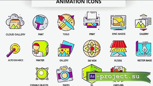 Photo and Print - Animation Icons 903074 - Project for After Effects