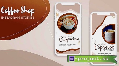 Social Media Stories Coffee Shop 914890 - Project for After Effects