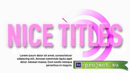 Elegant Typo Titles 912176 - Project for After Effects