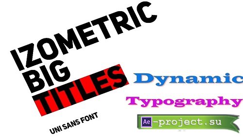 Dynamic Typography Titles 902803 - Project for After Effects
