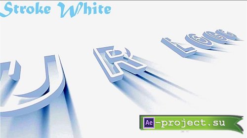 Stroke White Logo Reveal 913384 - Project for After Effects