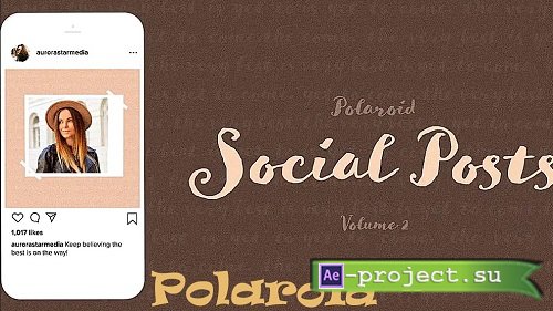 Polaroid Social Posts Vol 2 850607 - Project for After Effects
