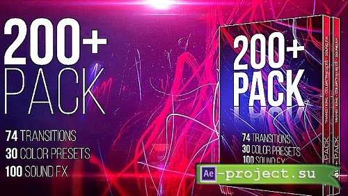 200+ Pack - Transitions - Color Presets - Sound FXs 90884 - Premiere Pro Templates