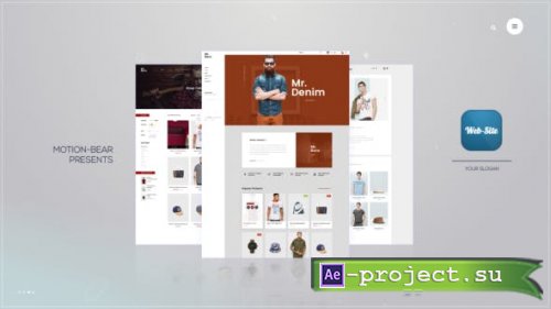 Videohive - Website Presentation - 17656445 - Project for After Effects