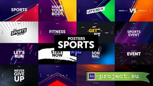 Videohive - Posters Sports - 30903300 - Project for After Effects