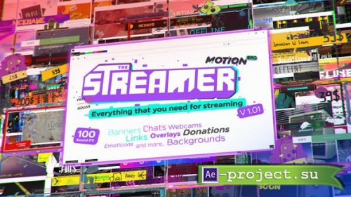 Videohive - The Streamer | Everything for Web Twitch Youtube Live - 29436832 - Project & Script for After Effects
