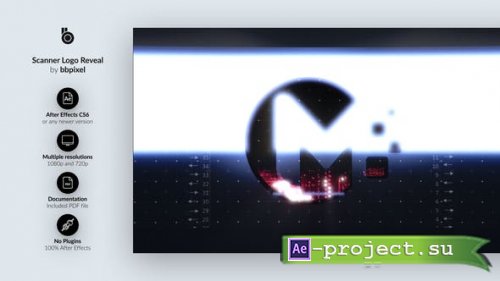 Videohive - Scanner Logo Reveal - 30570759 - Project for After Effects