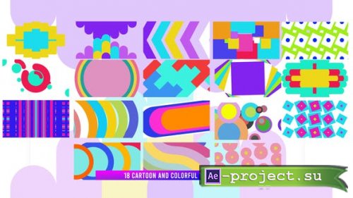 Videohive - Colorful Transition Pack - 28485748 - Project for After Effects