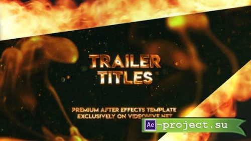 Videohive - Trailer Titles - 24834409 - Project for After Effects