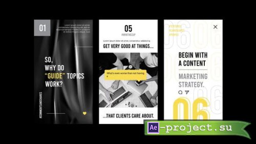Videohive - Online blog stories instagram - 30885570 - Project for After Effects