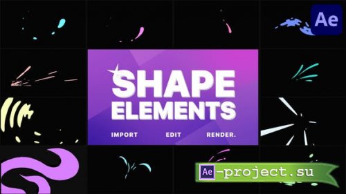 Videohive - Shape Elements Pack | After Effects - 30921341 - After Effects Project & Presets