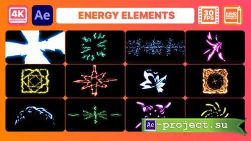 Videohive - Electric Energy Elements | After Effects - 30941421 - After Effects Project & Presets