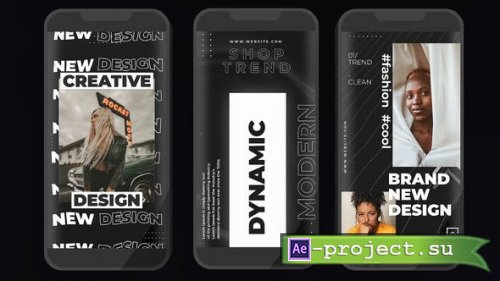 Videohive - Dark Instagram Storis - 30939427 - Project for After Effects