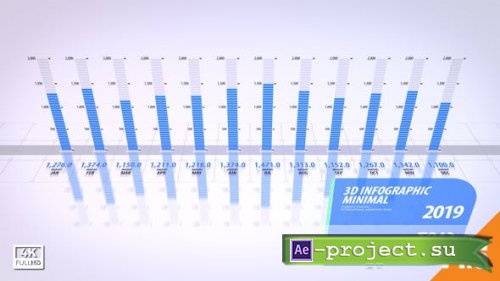 Videohive - Infographics 3D Minimal - 24837927 - Project for After Effects