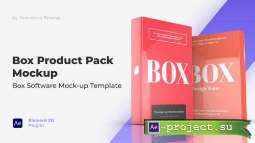 Videohive - Box Product Mockup - 30954085 - Project for After Effects
