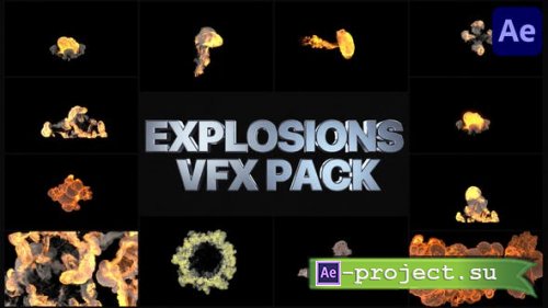 Videohive - Explosions Pack | After Effects - 30962039 - Project for After Effects