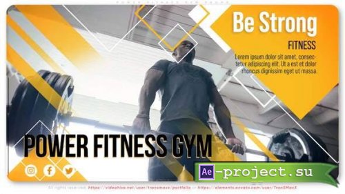 Videohive - Power Fitness Gym Promo - 30985499 - Project for After Effects